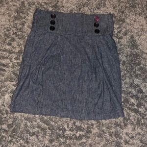 Denim Mini Skirt